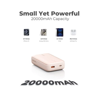 [Pink] AUKEY Spark Mini พาวเวอร์แบงค์ชาร์จเร็ว 10000 / 20000mAh PD 20W & SCP 22.5W PB-Y55/PB-Y57