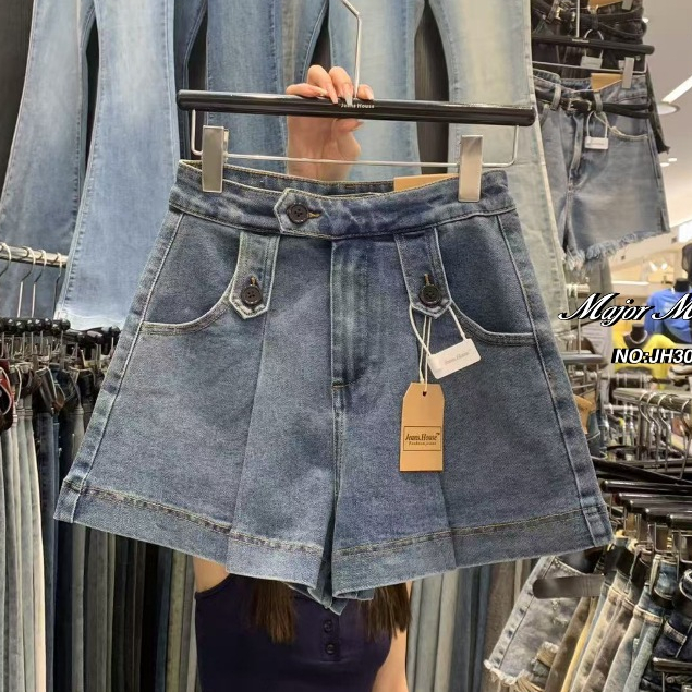 JH3017# กางเกงยีนส์ขาสั้น