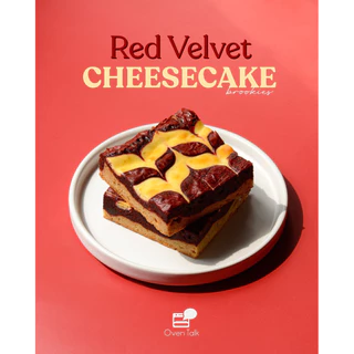 Oven Talk - Red Velvet Cheesecake Brookie ขนาด 3x3 นิ้ว