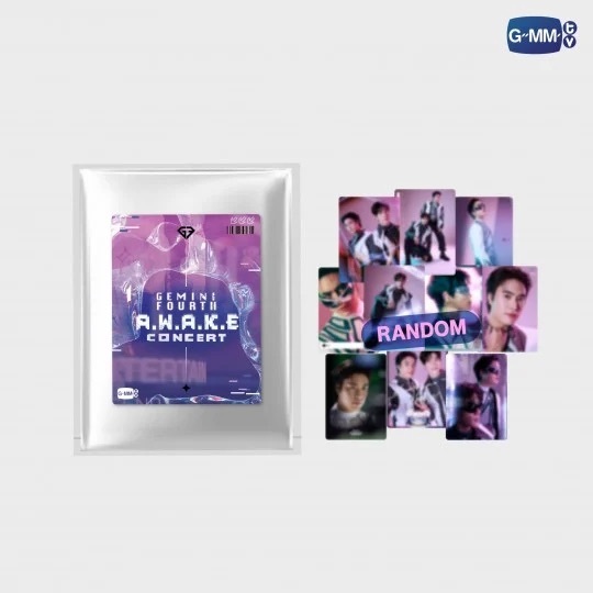 🚚（พร้อมส่ง）GEMINIFOURTH COLLECTIBLE RANDOM CARD GEMINI FOURTH A.W.A.K.E CONCERT #GMMTV เจมีไนน์ โฟร์ท Gemini Fourth