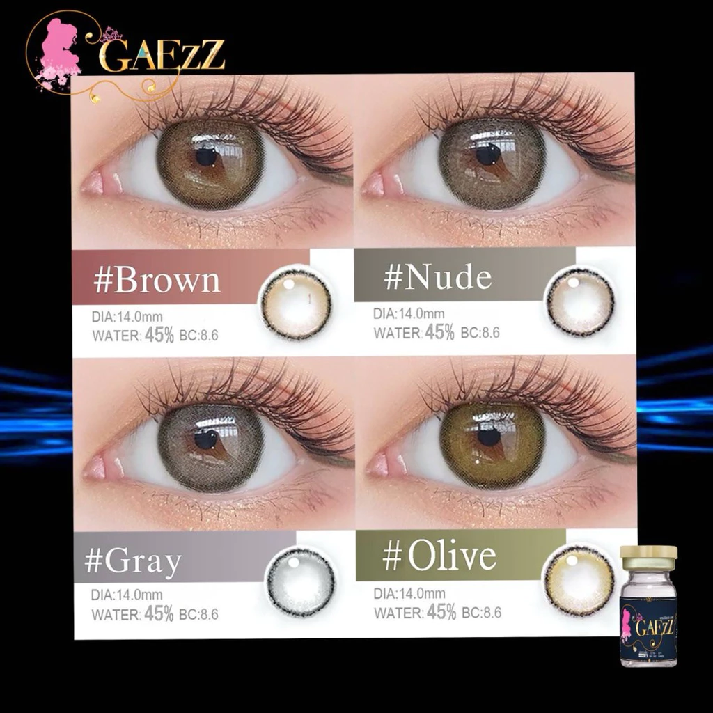 คอนแทคเลนส์ Roze nude brown / Olive ขนาดmini