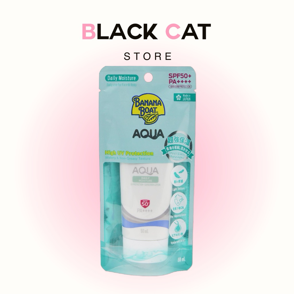 Banana Boat Aqua Daily Moisture UV Protection Sunscreen Lotion SPF50+/PA++++ 50ml ครีมกันแดดบานาน่าโบ๊ท