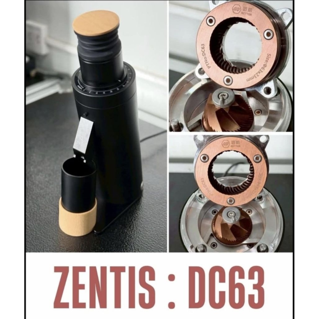 Zentis DC-63 Conical Burr RedSpeed