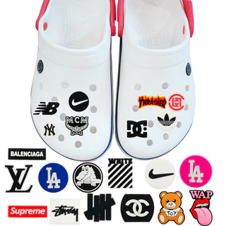 21 ชิ้น/เซ็ตรองเท้า Charm MEIDJ ตาม shoe Charm และผู้หญิงในประเภทผู้หญิง