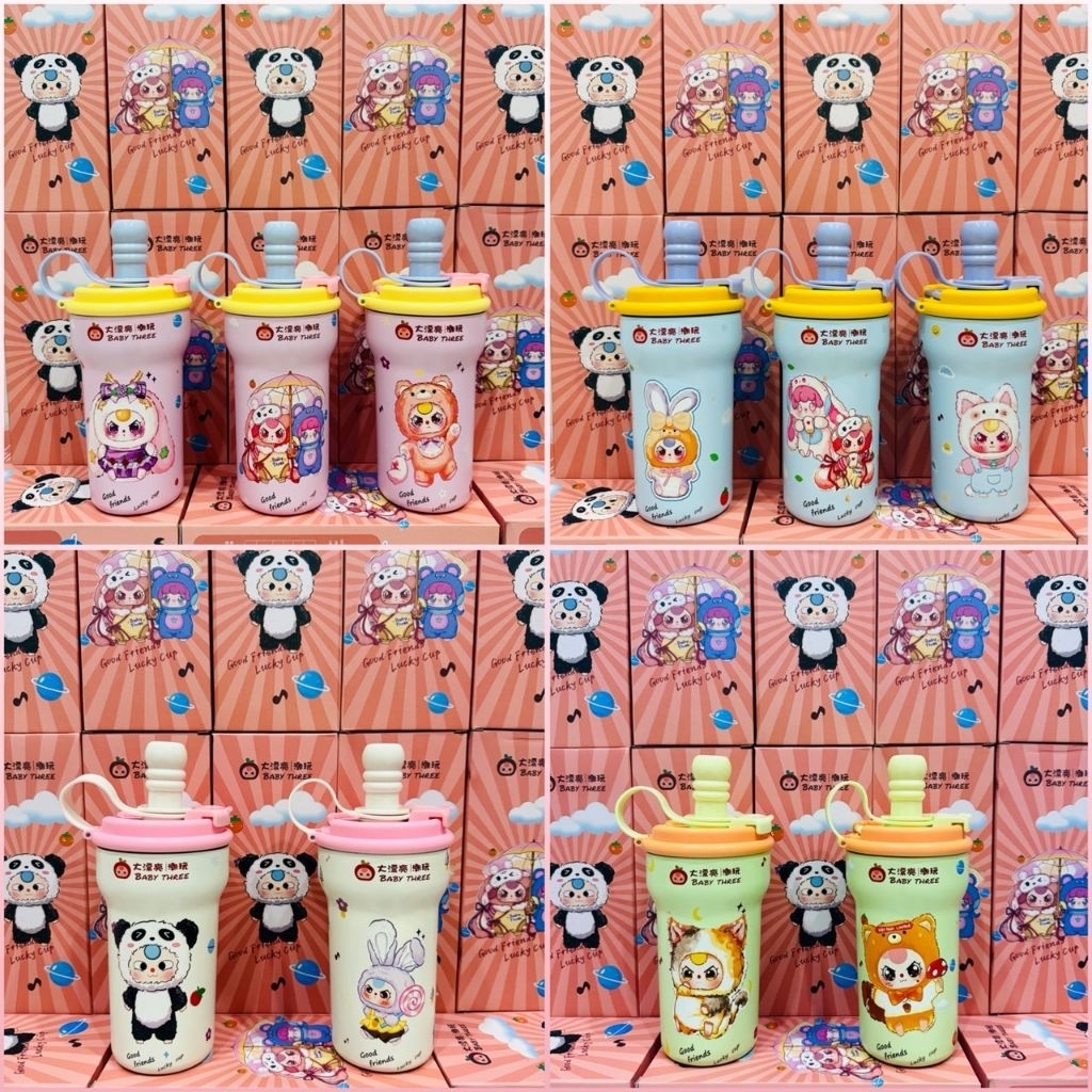 แก้วสุ่มเบบี้ทรี​ แก้วเก็บความร้อนและเย็น​ แสตนเลท316​ แก้วสุ่มไม่สามารถเลือกลายได้ขนาดความจุ600ml