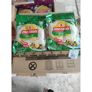 แผ่นแป้งเคบับMission wraps ขนาด360กรัมมี4รสชาติ