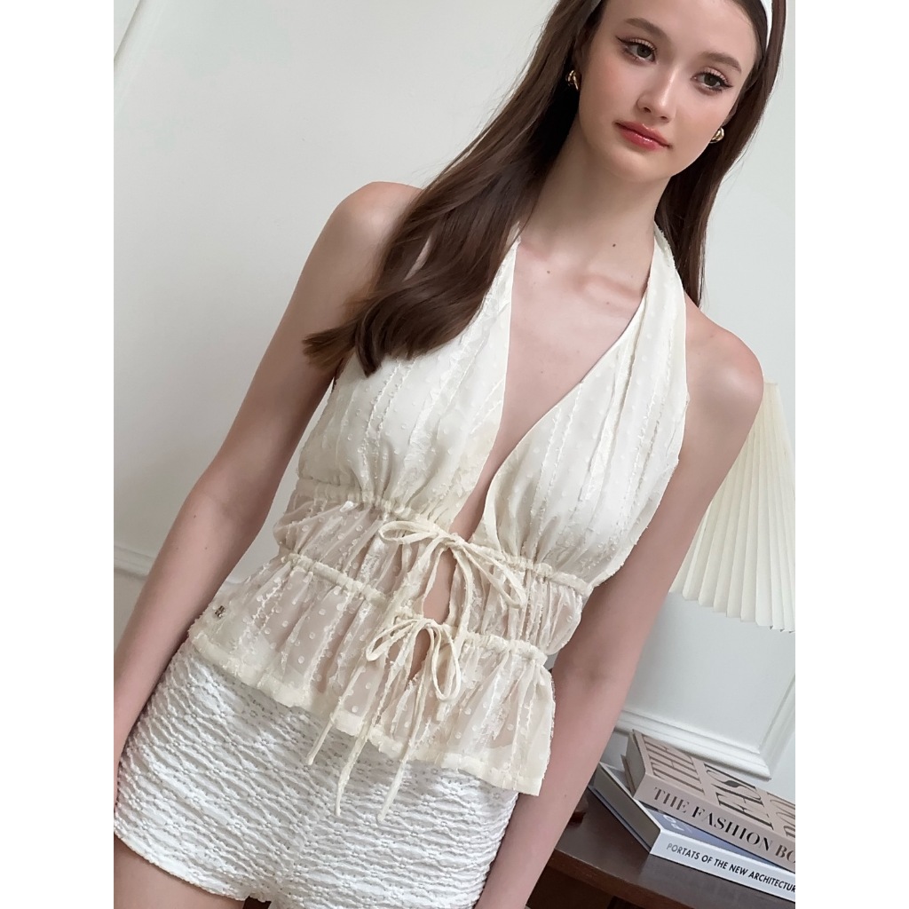 Sister.rrr : VENUS TOP เสื้อคล้องคอ + ที่คาดผม