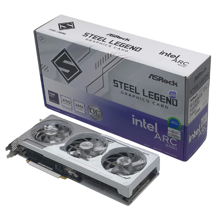 มือสอง การ์ดจอ Asrock Intel ARC B580 12GB มือสอง ประกันศูนย์ 8/2571