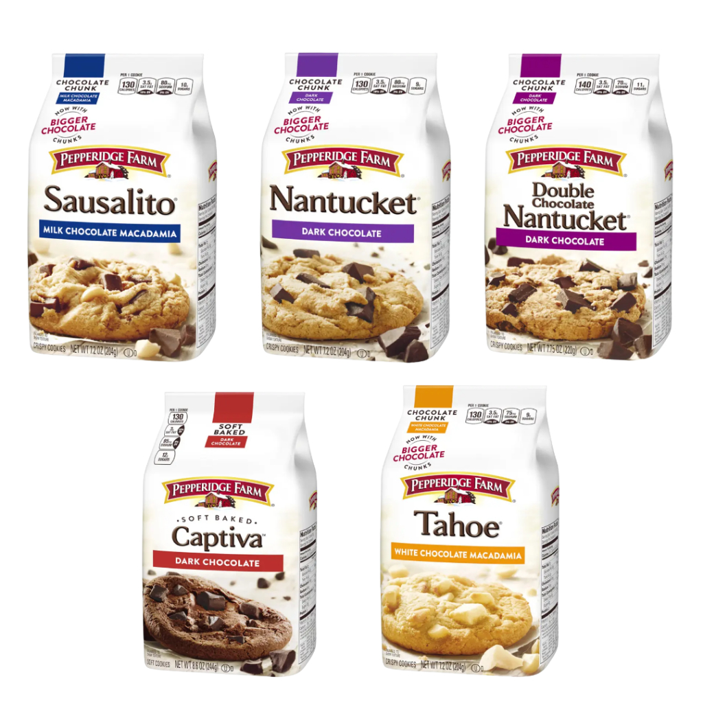 คุกกี้นำเข้าจากอเมริกา 5 รสชาติ Pepperidge Farm