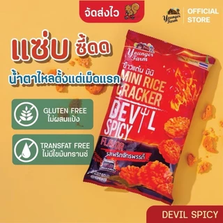 15 ห่อ ข้าวแต๋น มินิ Mini RiceCracker ยังเกอร์ ฟาร์ม เลือกรสชาติได้