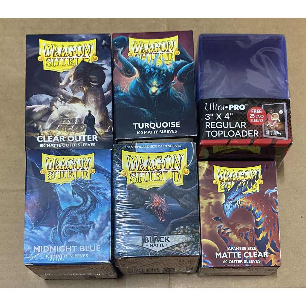Sleeve Dragon Shield Matte 100 ใบ 60 ใบ STANDARD&JAPANESE
