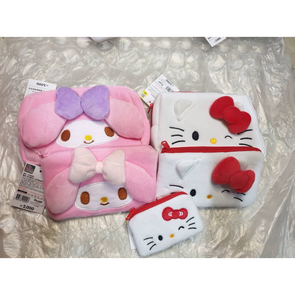 Daiso Korea กระเป๋า ใส่เหรียญ ใส่การ์ด Sanrio kitty