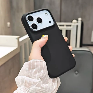 Supercase | สำหรับไอโฟน17 17pro 17Air 17promax เคสซิลิโคน สีพื้น บุกำมะหยี่ Silicone Cover Case