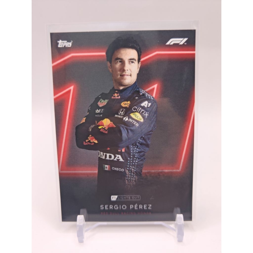 การ์ด f1 topps lights out sergio perez