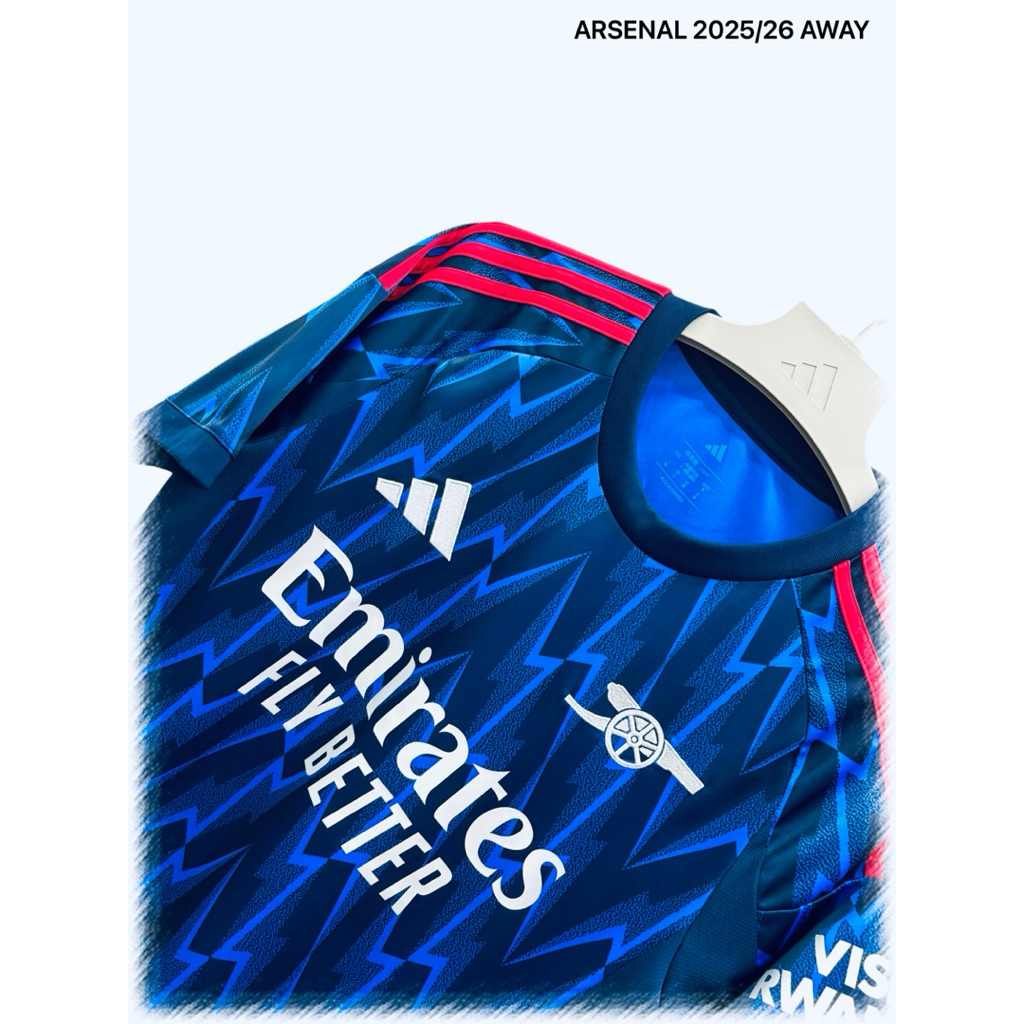 เสื้อทีมฟุตบอล อาร์เซนอล 2025/26 AWAY เกรดแฟนบอล (ป้ายไทย)