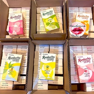 เติมสต๊อกแล้ว!! TEAZEN KOMBUCHA 50กรัม 10ซอง/กล่อง ทีเซ็น คอมบูชาเกาหลี (พร้อมส่ง🌻) (ชาจองกุกดื่ม)