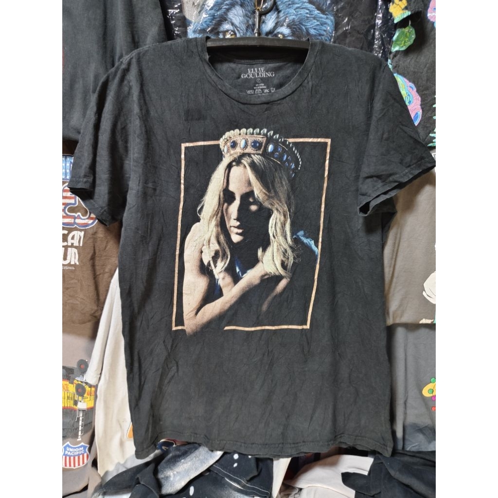 ❤️ดนตรี❤️ Ellie Goulding🧵อก44ยาว28"  เสื้อยืดมือ2 แบรนด์ วินเทจ การ์ตูน วง ลายมันส์ #ยืดสวยนำโชค