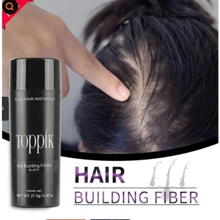 ส่งToppikแน่นอน 💋 สีดำ ผงไฟเบอร์ปิดผมบาง ผงไฟเบอร์ ผงโรยผม ผงไฟเบอร์ผม ผงโรยผมหนา ผงไฟเบอร์ใส่ผม
