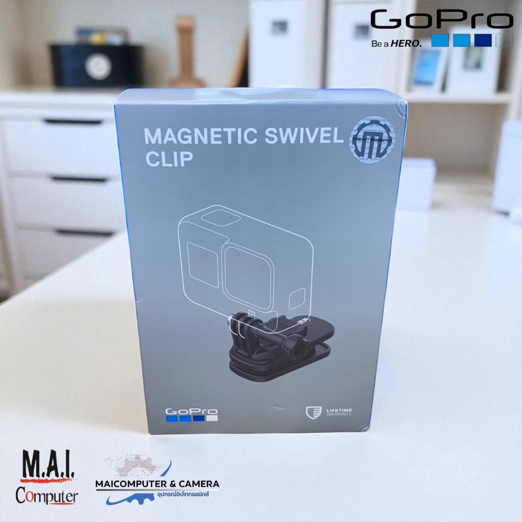 GoPro Magnetic Swivel Clip for Gopro All Hero Series คลิปหนีบ ตัวหนีบ มีแม่เหล็ก