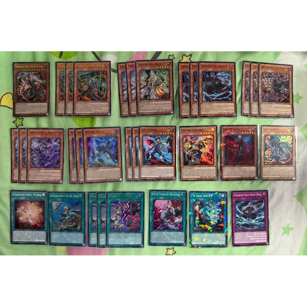 [Playset] Vanquish Soul K9  - Yugioh Asia English