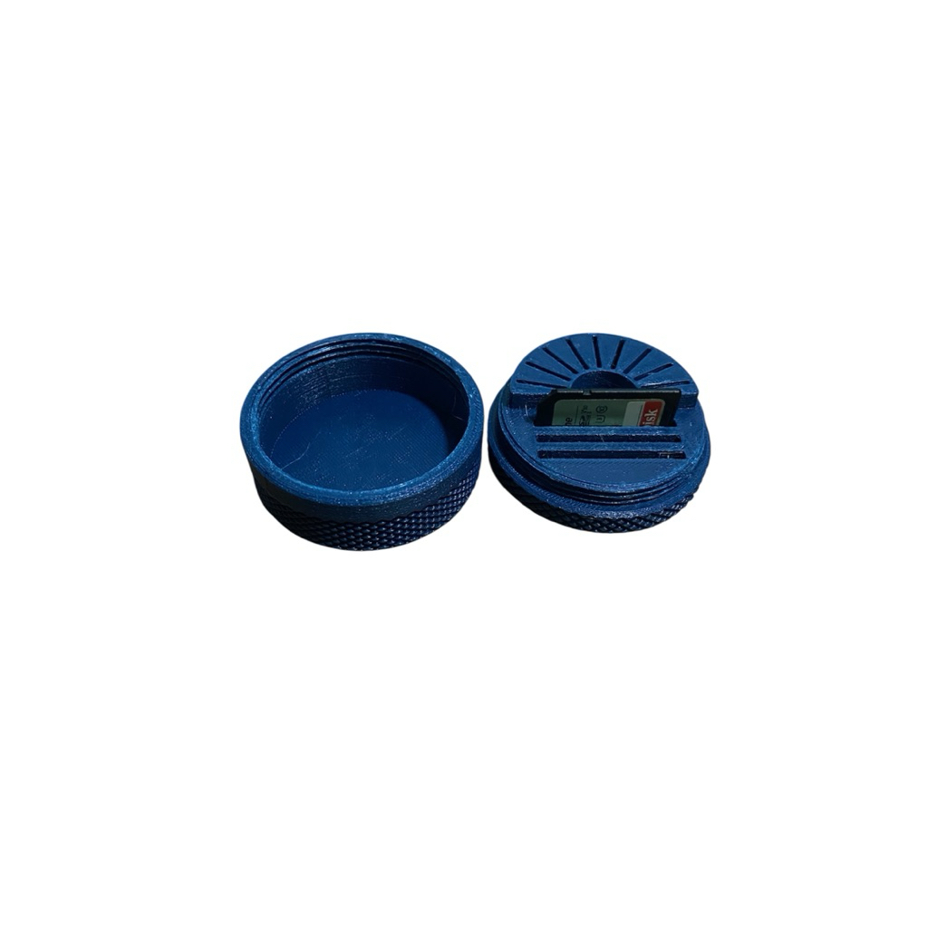 กล่องเก็บ sd card และ micro แบบฝาเกลียว(งาน3Dprint)