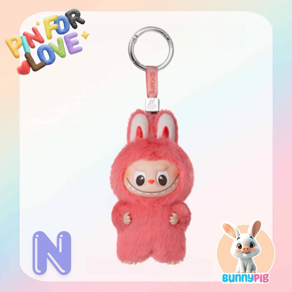 🇹🇭พร้อมส่ง📍Labubu จิ๋ว Pin for love น้องเป็นพวงกุญแจห้อยกระเป๋าตัวน้อยเท่าฝ่ามือ 🎀