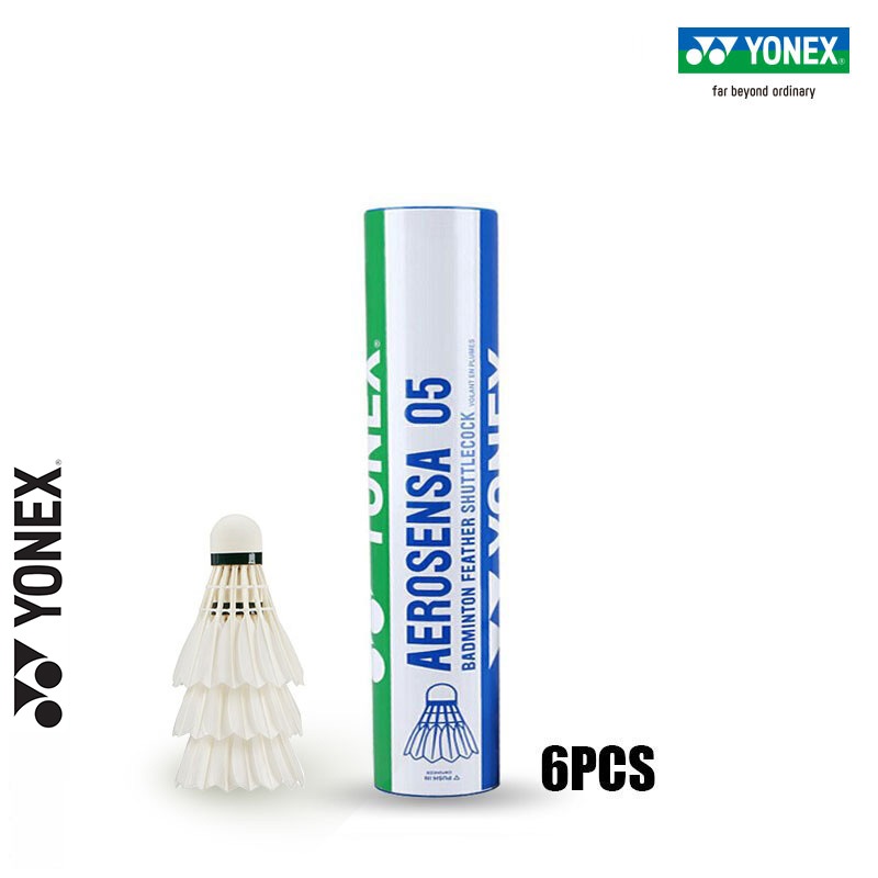 YONEX ลูกแบดมินตัน yy AS05 AS-05EX-1X6 ขนเป็ด คอร์ก