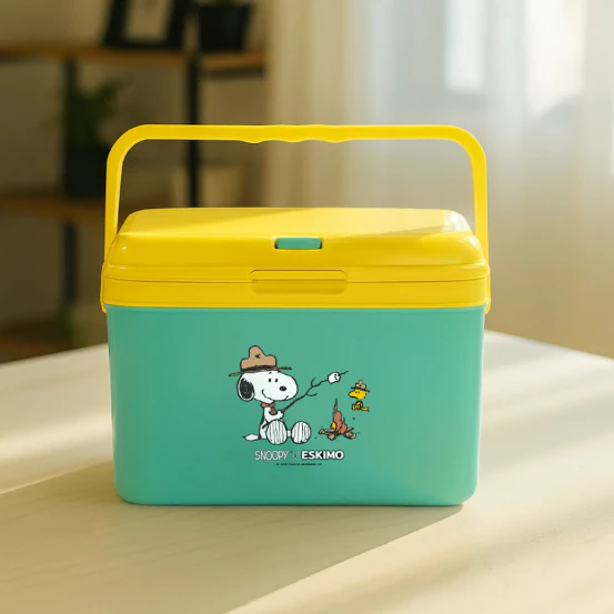 ESKIMO COOLER กระติกน้ำพลาสติกเก็บความเย็น โฟม PU ทรงเหลี่ยม มีหูหิ้ว KC460 ขนาด 4.6 ลิตร thumbnail 5