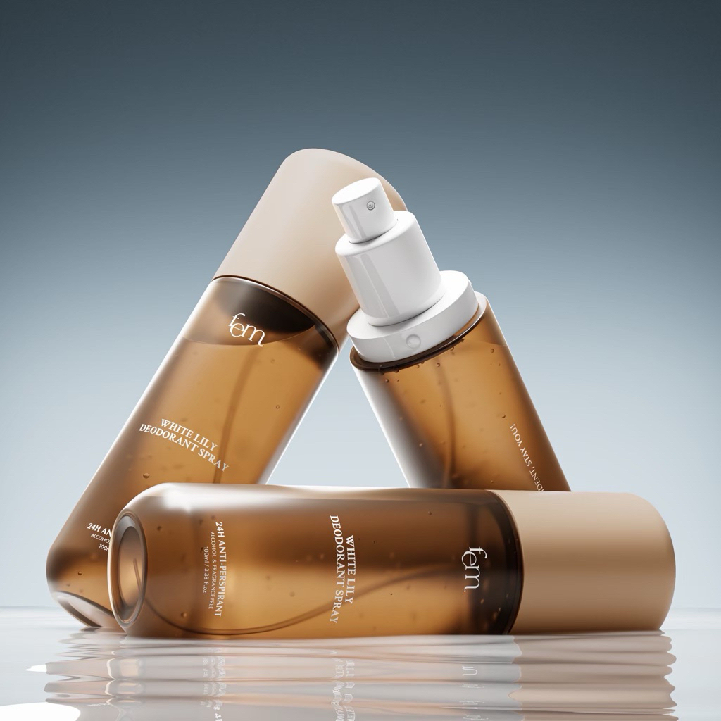 พร้อมส่ง🩵เฟ็ม FEM White Lily Deodorant Spray สเปรย์ระงับเหงื่อและกลิ่นกาย 100ml