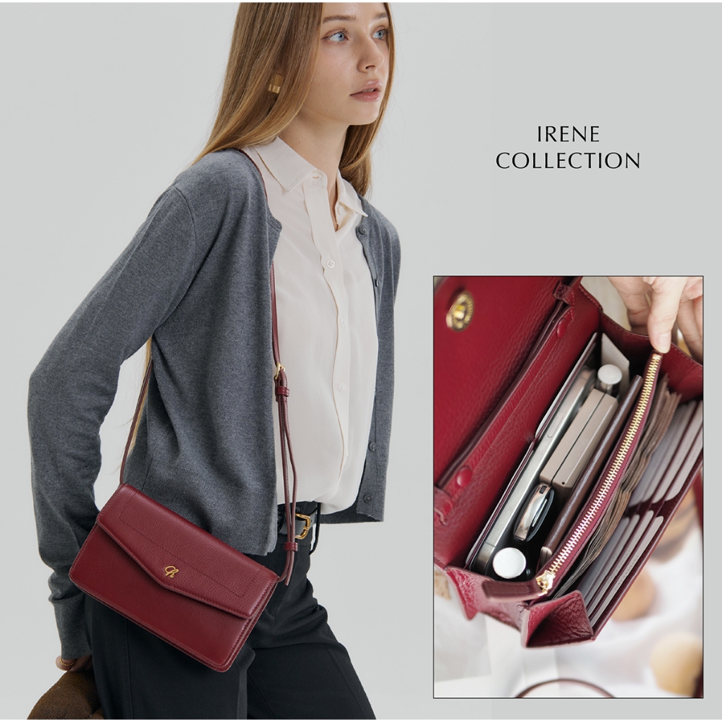 กระเป๋าแนว woc สายหนัง ทรงสวยกริบ ใส่ของจุมาก  Irene, Multi-function bag Charin bag