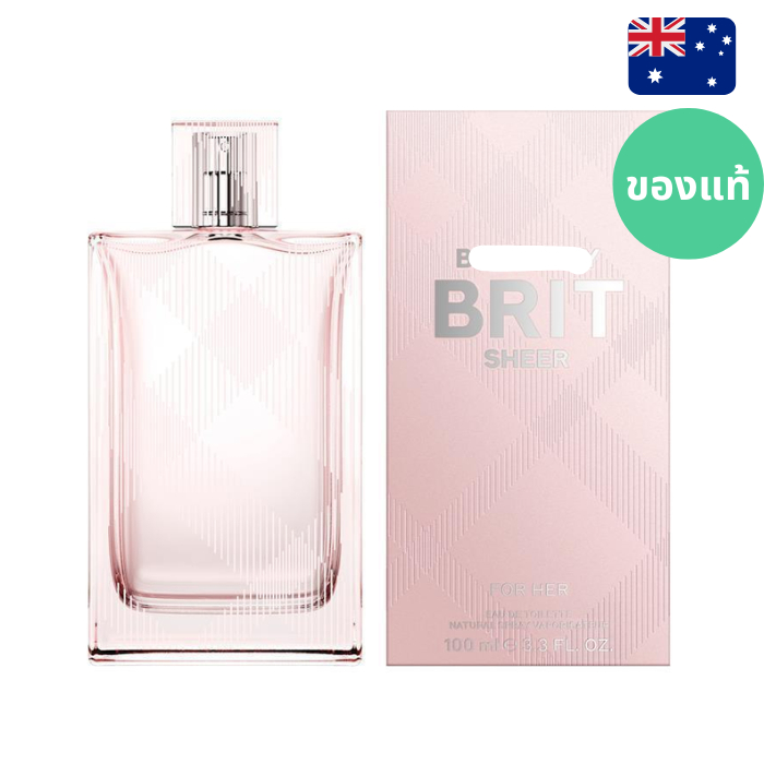 แท้จากออสเตรเลีย น้ำหอม Burberry Brit Sheer For Women EDT ดูรูปจริง+รีวิวปัดซ้าย