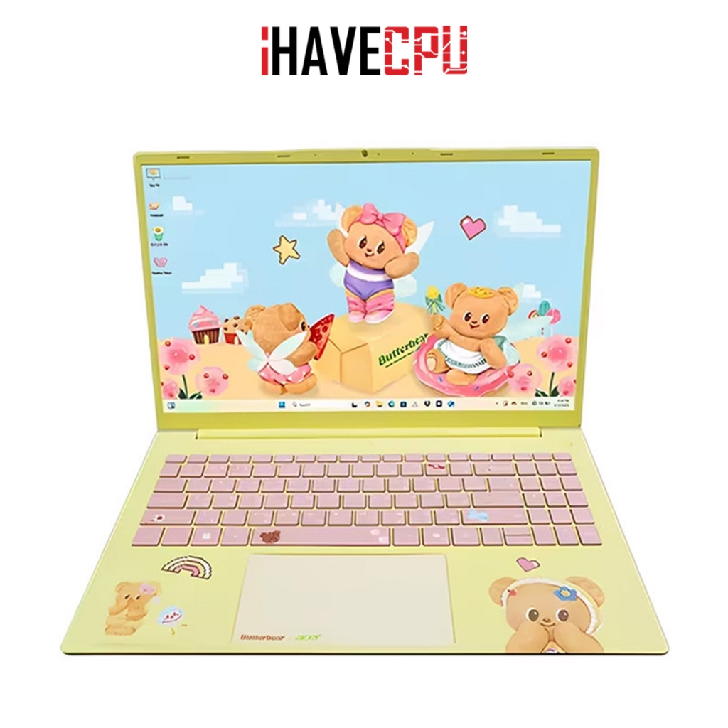 iHAVECPU NOTEBOOK (โน้ตบุ๊ค) ACER X BUTTERBEAR ASPIRE LITE 15 LIMITED EDITION AL15-42P-R6N3