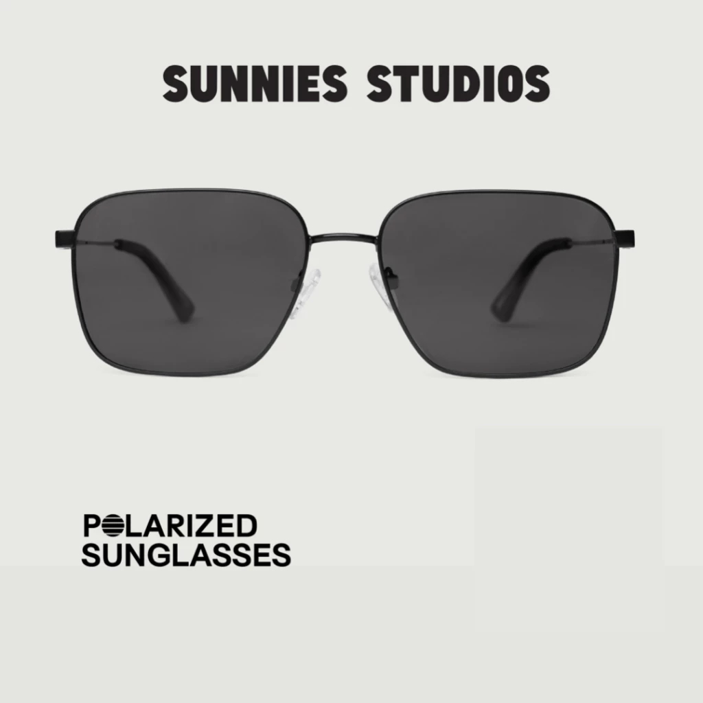 Sunnies Studios Ford (แว่นกันแดดแฟชั่นโพลาไรซ์ทรงสี่เหลี่ยม สำหรับยูนิเซ็กส์)