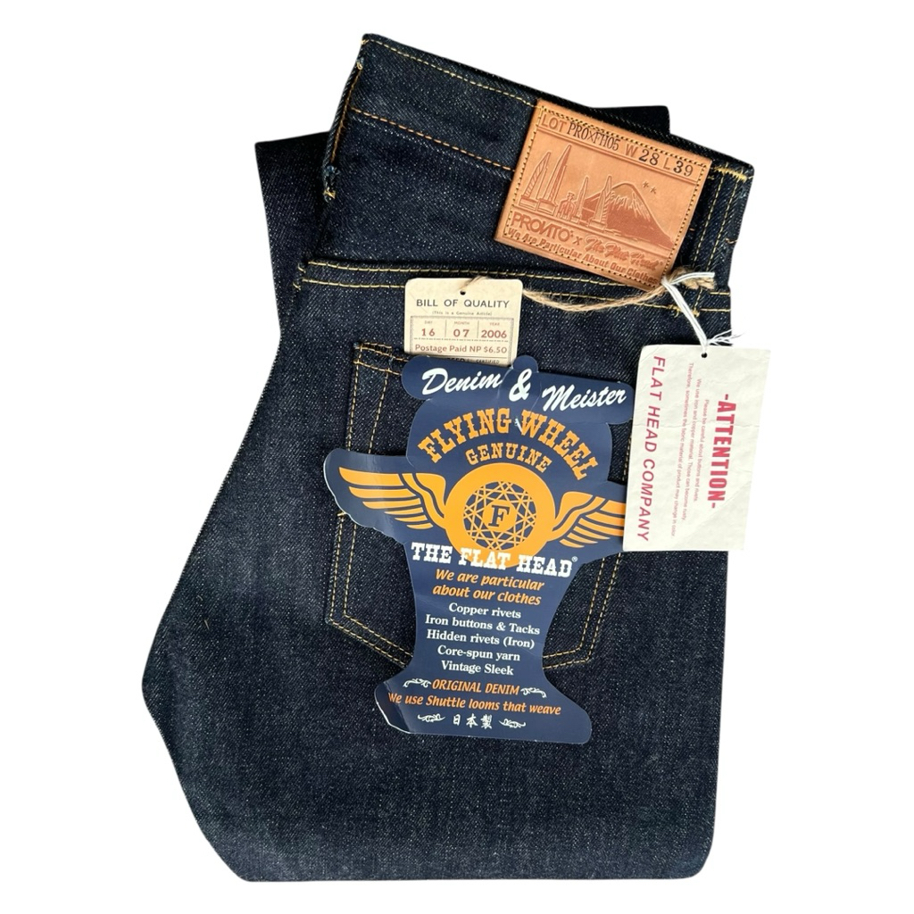 Jeans FLATHEAD X PROXFH05 - INDIGO JAPAN 🇯🇵