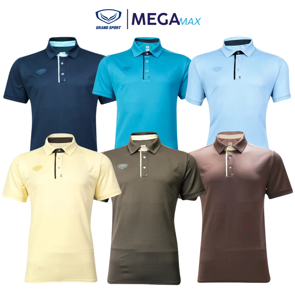 เสื้อโปโล Grand Sport 12-288 GRAND ELITE POLO ชายเสื้อหน้าสั้น หลังยาว ไซส์ XS-6XL