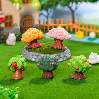 รวมโมเดลป่าคนแคระ แฟรี่ บ้าน เก้าอี้ไม้ สำหรับตกแต่งสวนถาด ตกแต่งบ้าน อื่นๆ