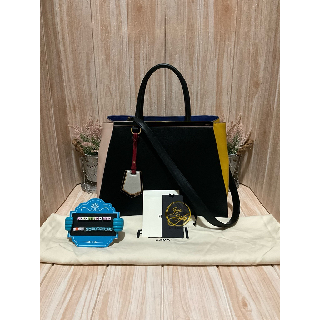 C35.FINDI 2 Jour Multicolor Tote Bag