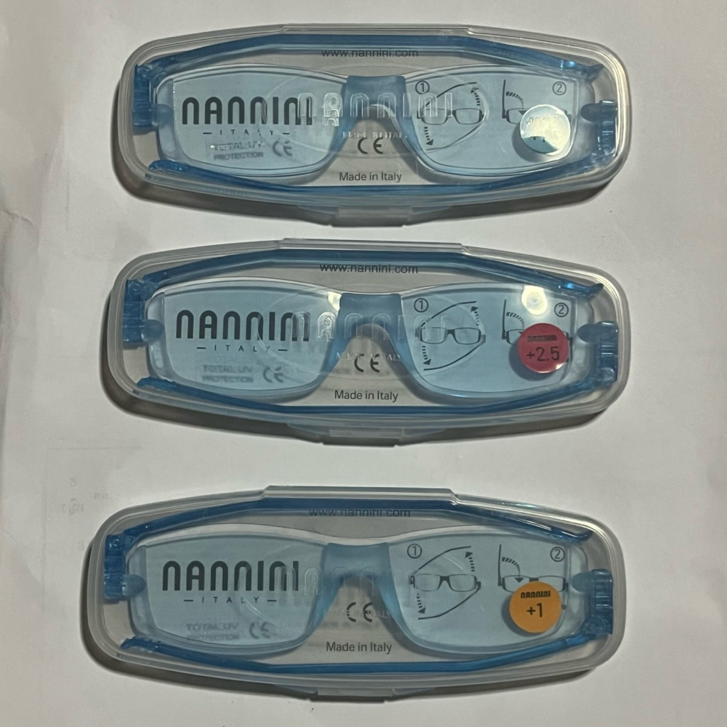 แว่นตาสายตายาวสำเร็จรูปยี่ห้อ Nannini รุ่น Blue lens ถนอมสายตาจากแสงสีฟ้าที่เกิดจาก smart phone