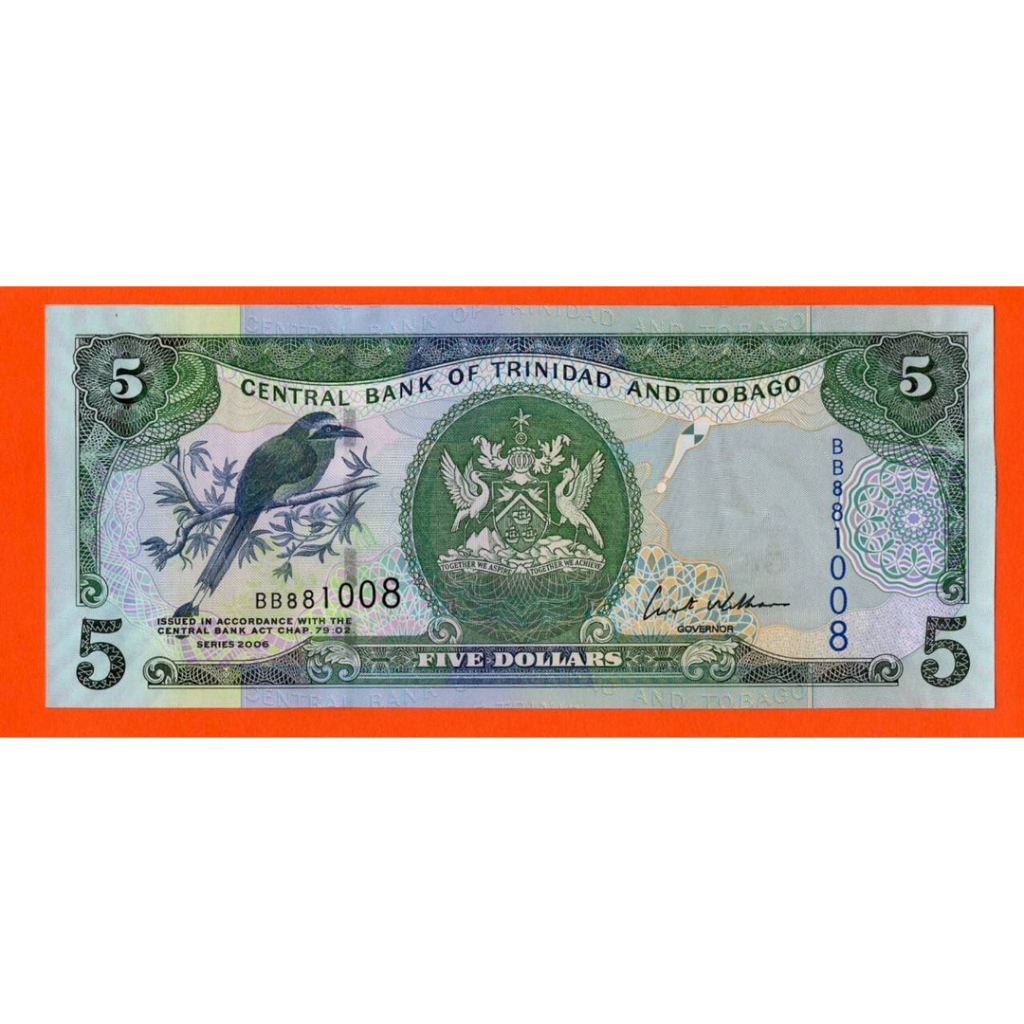 Trinidad and Tobago 5 Dollars 2006