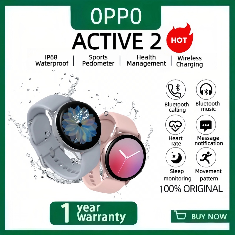 Smartwatch  watch Galaxy Active 2 Watch T2 pro 1.56HD สมาร์ทวอทช์ กันน้ำ IP67