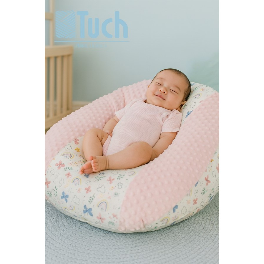 Tuch ที่นอนลดแหวะนม กันกรดไหลย้อน รุ่น Dot-Pleat ผ้านุ่มพิเศษ ใช้ได้ตั้งแต่แรกเกิด ถึง 2 ปี