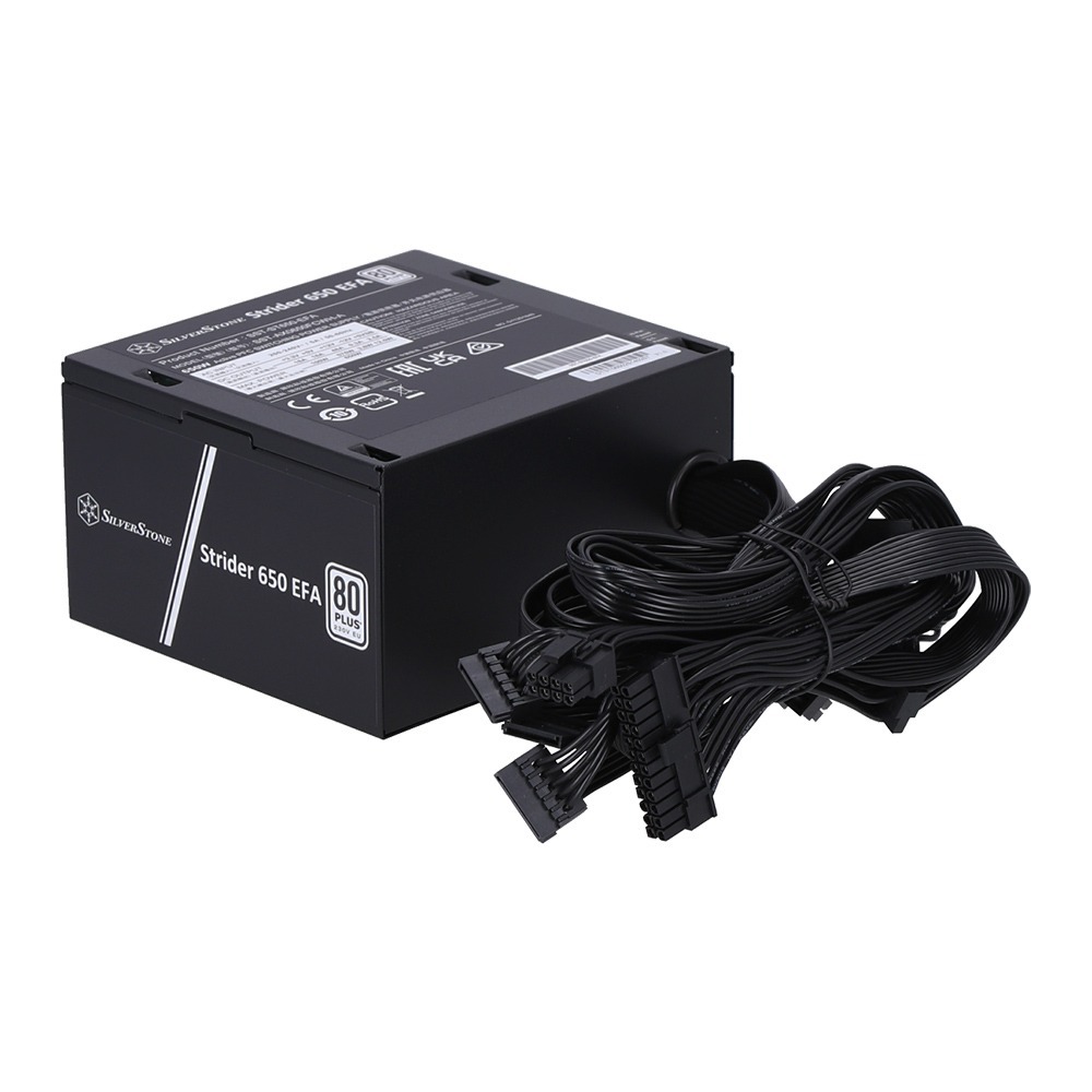 POWER SUPPLY (อุปกรณ์จ่ายไฟ) SILVERSTONE STRIDER 650 EFA - 650W 80 PLUS BLACK ATX - รูปที่ 5