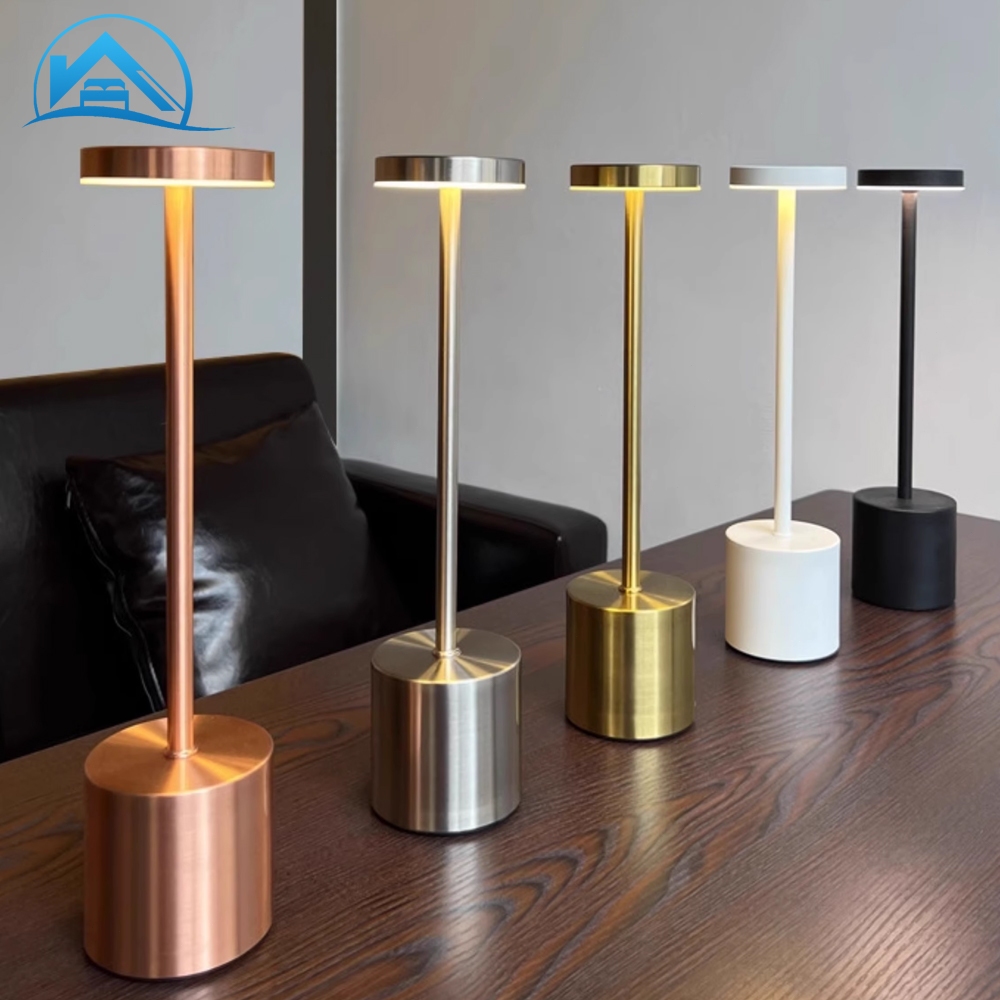 Sweethome โคมไฟตั้งโต๊ะ LED โคมไฟร้านอาหาร  มินิมอล ตกแต่งห้อง โต๊ะอาหาร แบบชาร์ หรี่ 3 ระดับ ปุ่มเป็นแบบสัมผัส Lamp