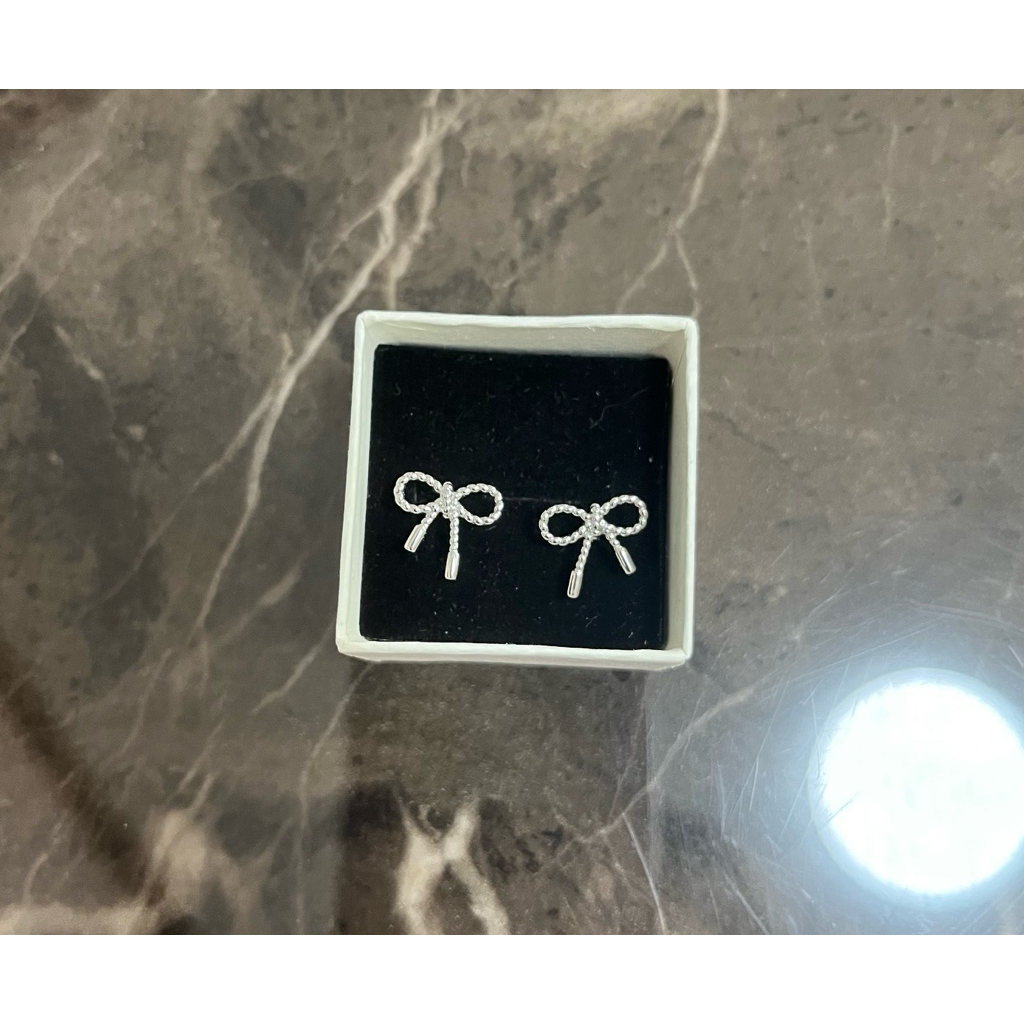 (ของใหม่) ต่างหู ivowly-Ribbon ต่างหูโบว์