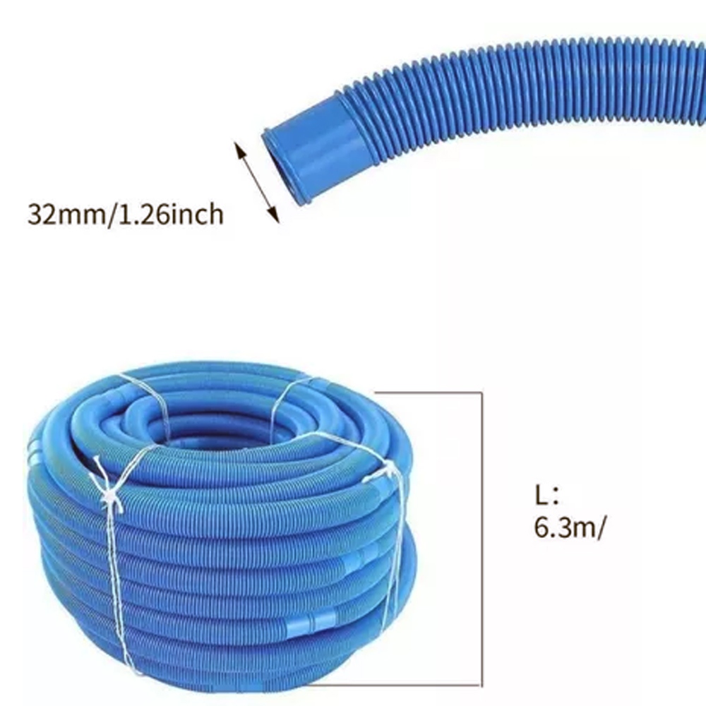 ท่อดูดท่อสระว่ายน้ำ 9M Vacuum Hose for Swimming Pool’s ทนสารเคมีในสระ/ต้านรังสียูวี/​​รับแรงดูด​​ไม่ ราคา ถูกที่สุด ดีลบีเคเค แกลเลอรีภาพที่ 6