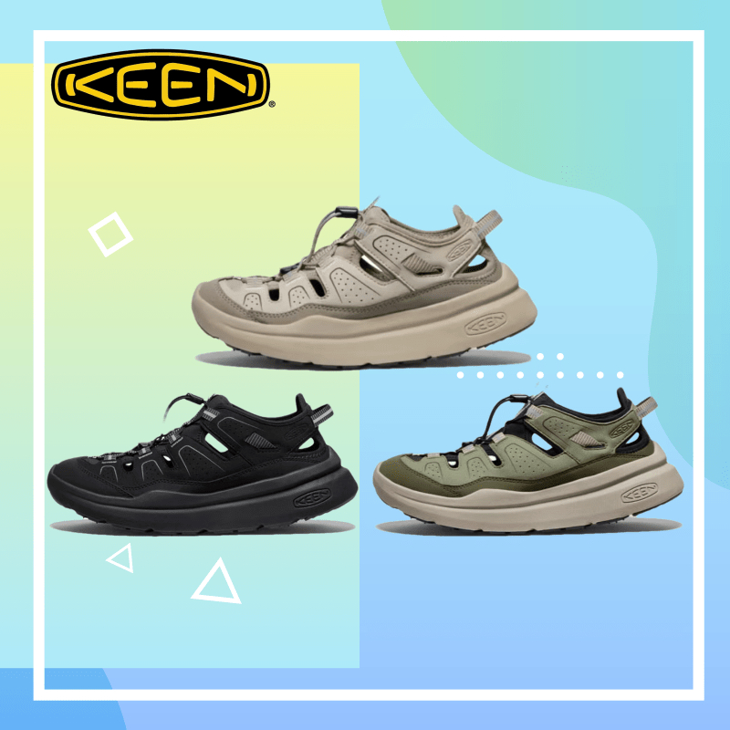 ✨ของแท้ 100% KEEN WK 450 Sandal รองเท้าเท้าแตะรัดส้น ลำลอง หญิง ชาย รองเท้า คีน แท้（3สี）
