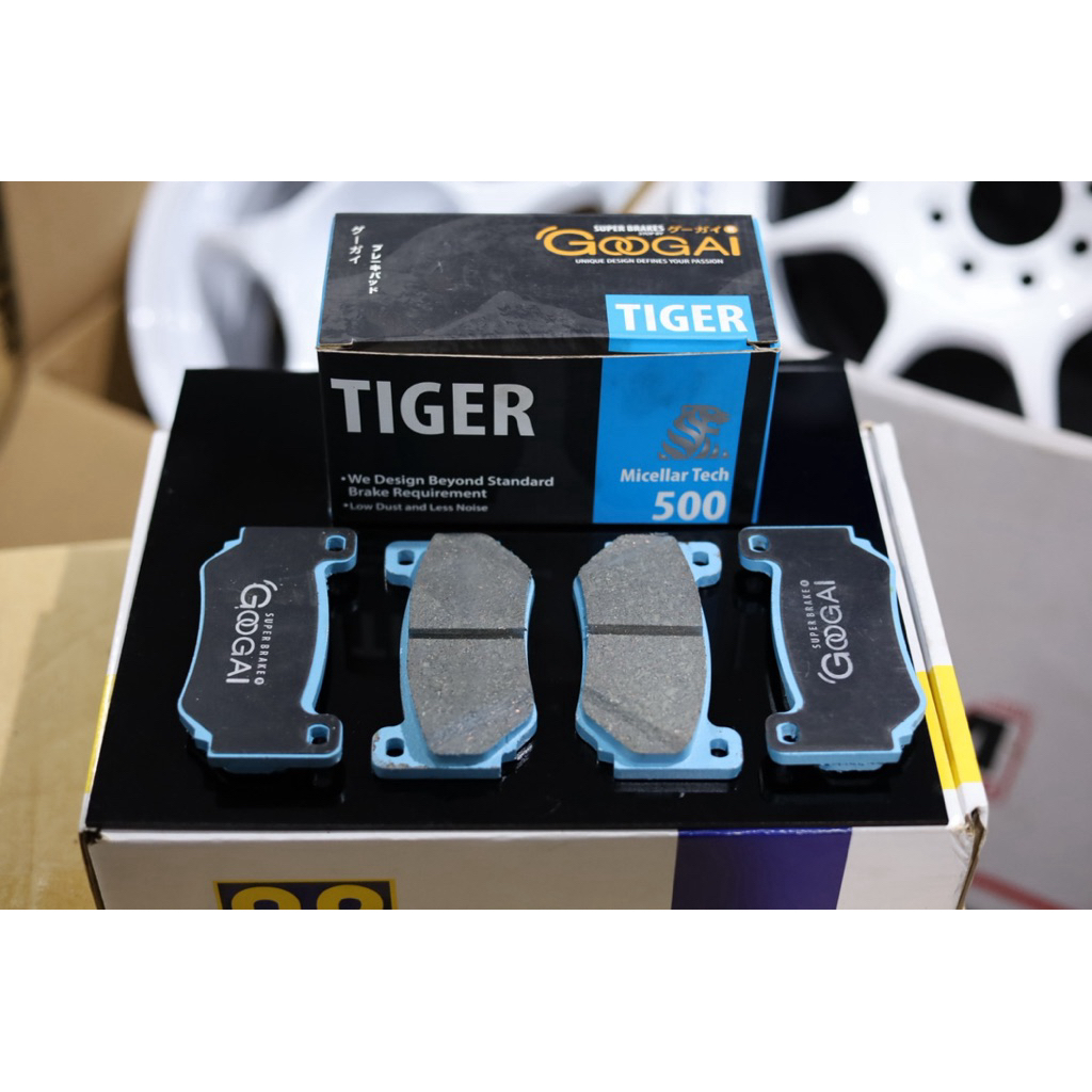 ผ้าเบรก Googai tiger ตรงรุ่น เบรกap7600 เสียงเงียบ