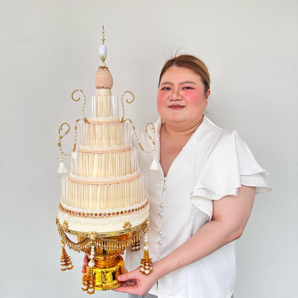พุ่มรัตนมงคล พุ่มกฐินสำเร็จรูป สั่งได้ออเดอร์ละไม่เกิน 2 พุ่ม งานปราณีตสวยงาม สำเร็จงานกฐิน งานทอดผ้าป่า