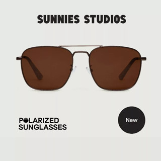 Sunnies Studios Val (แว่นกันแดดทรงนักบินแบบโพลาไรซ์ สำหรับยู…