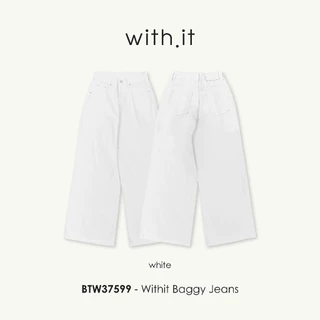Withit Baggy Jeans กางเกงยีนส์ทรงแบคกี้ - BTW37599